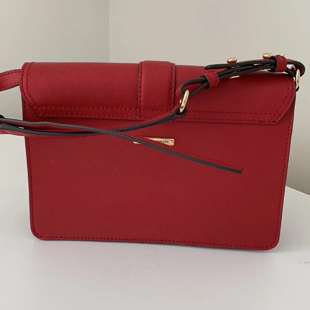 Rebecca Minkoff red leather mini flap bag - Picture 4 of 7